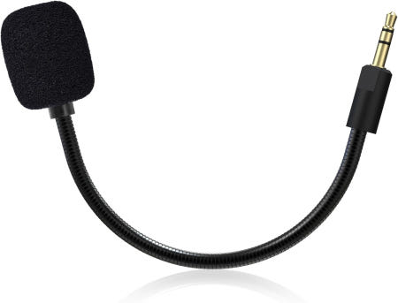 [해외]Arzweyk Barracuda X 마이크 교체용 Razer 무선 게이밍 헤드폰과 호환 Xbox One PS4 PS5 PC용 3.5mm 분리형 붐