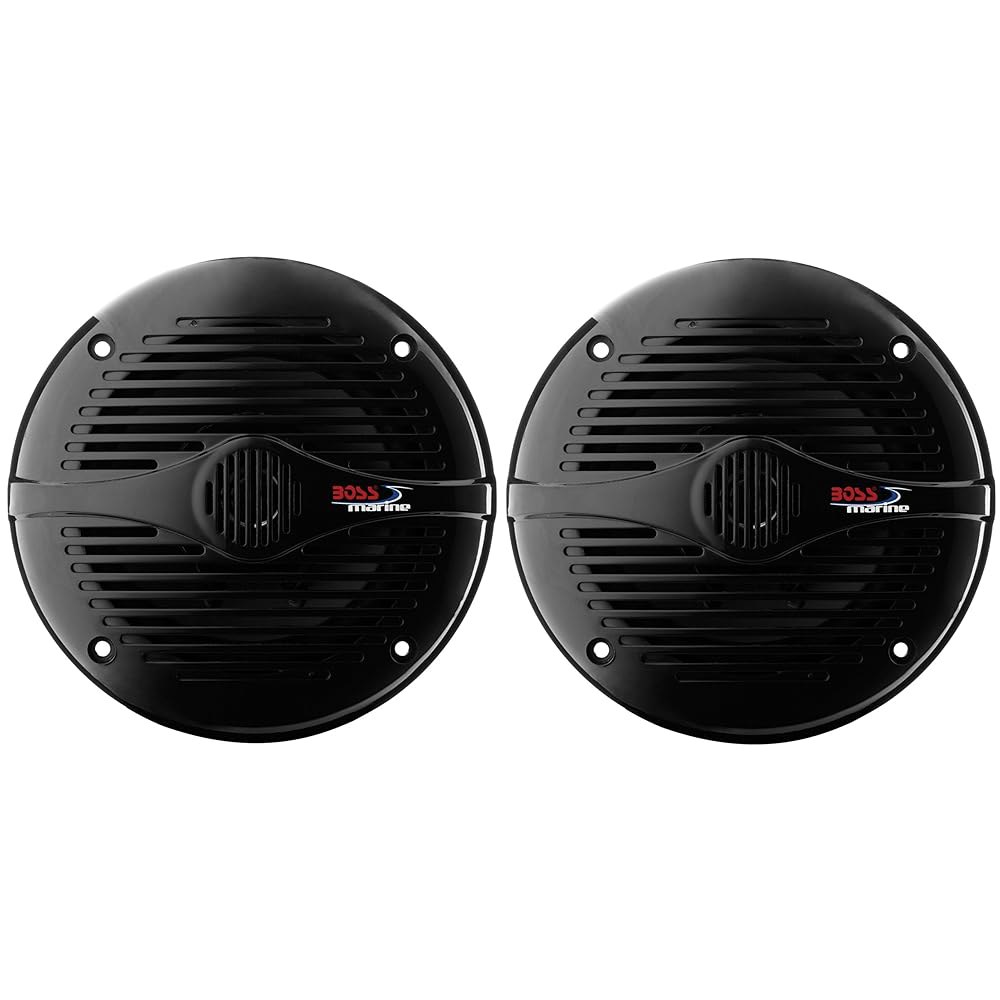 BOSS Audio Systems MR60B 16.5cm(6.5인치) 해양 쌍당 100와트, 각 풀 쌍으로 - 스피커 레인지, 판매 양방향, 200와트, 한 내후성, - 상품 이미지