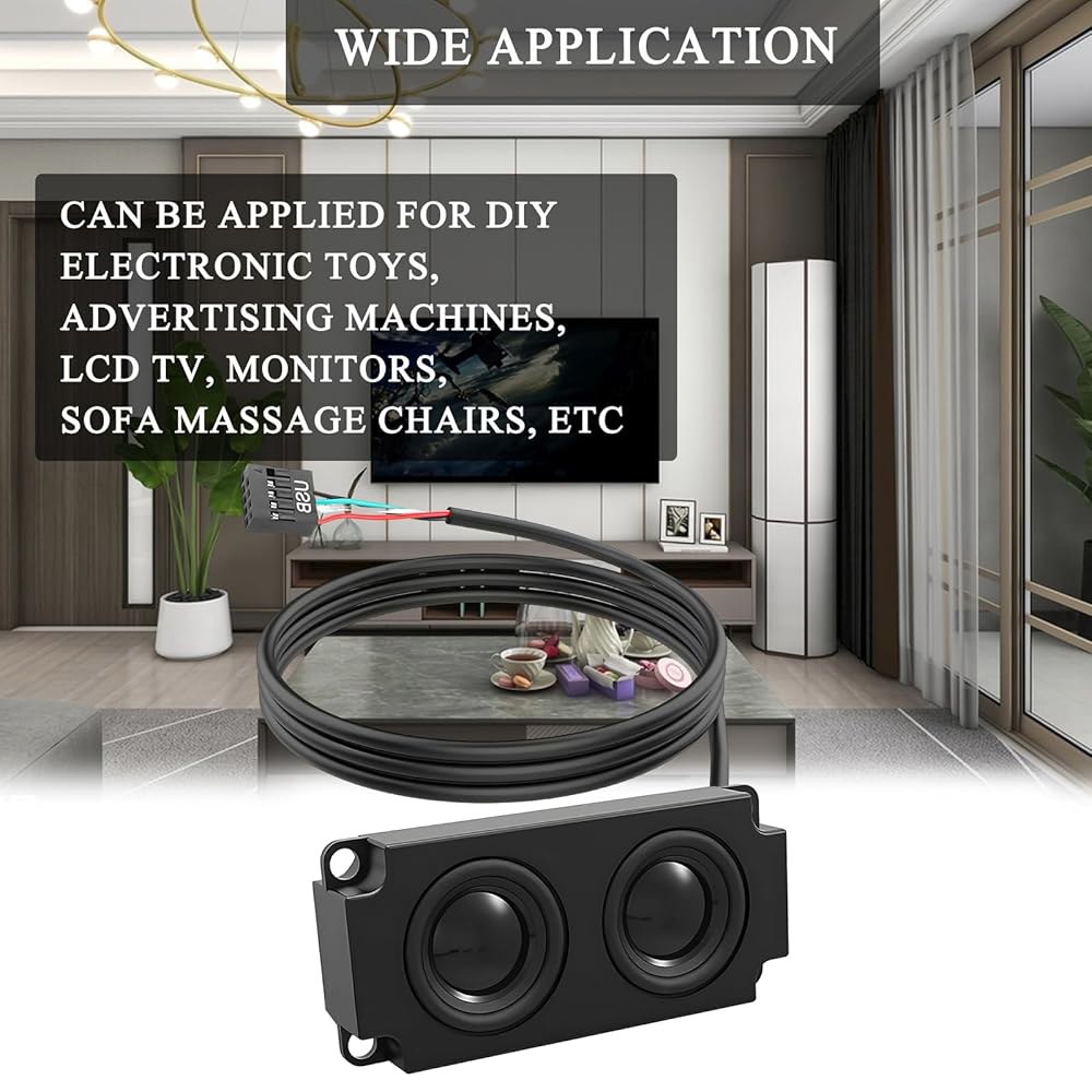 MAYWILLA Motherboard Internal USB Computer Speaker 9Pin Connector with Sound Card and Screws for PC - 상세 이미지 3