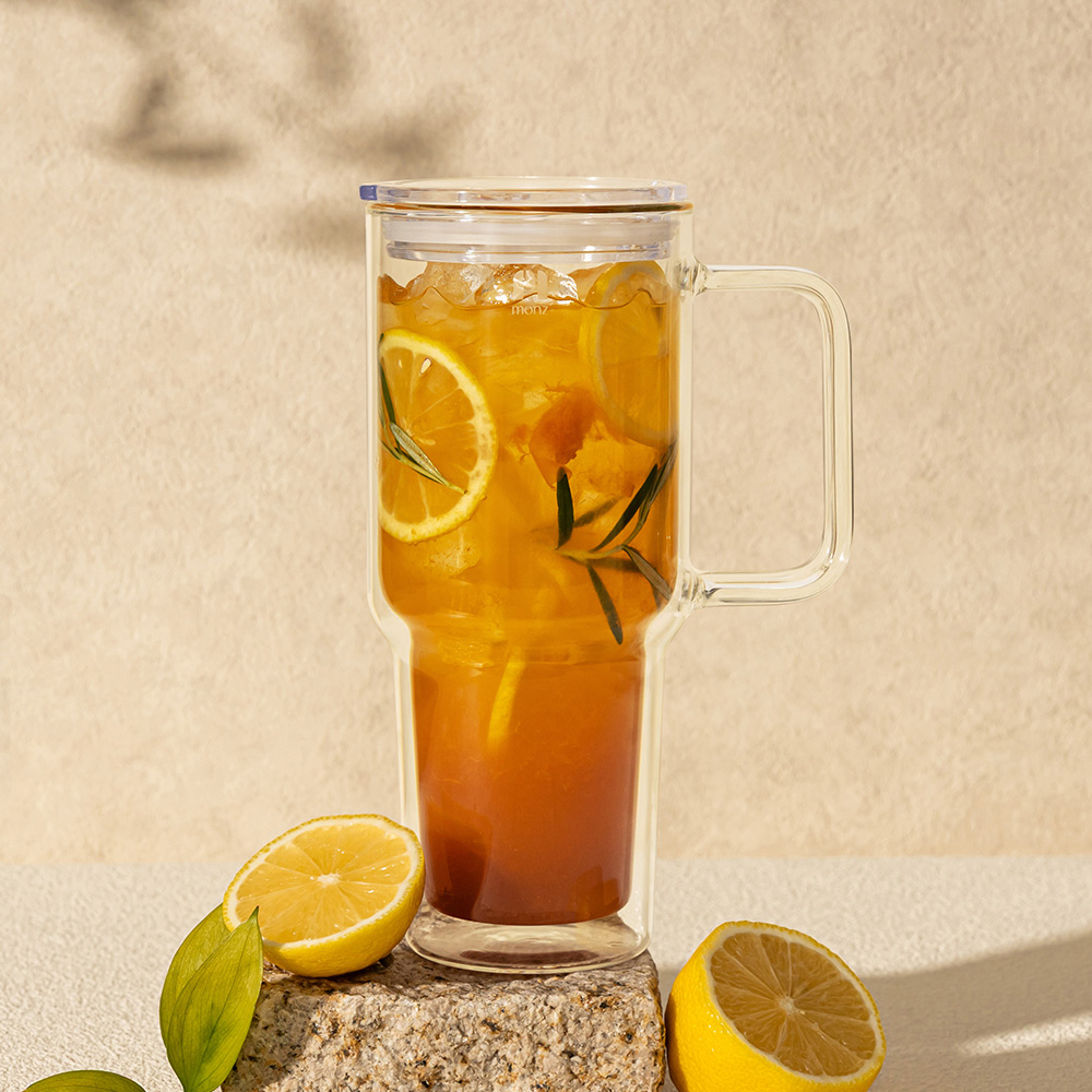 몬즈 내열유리 더블월 이중 퀜처 텀블러 750ml 제품 이미지