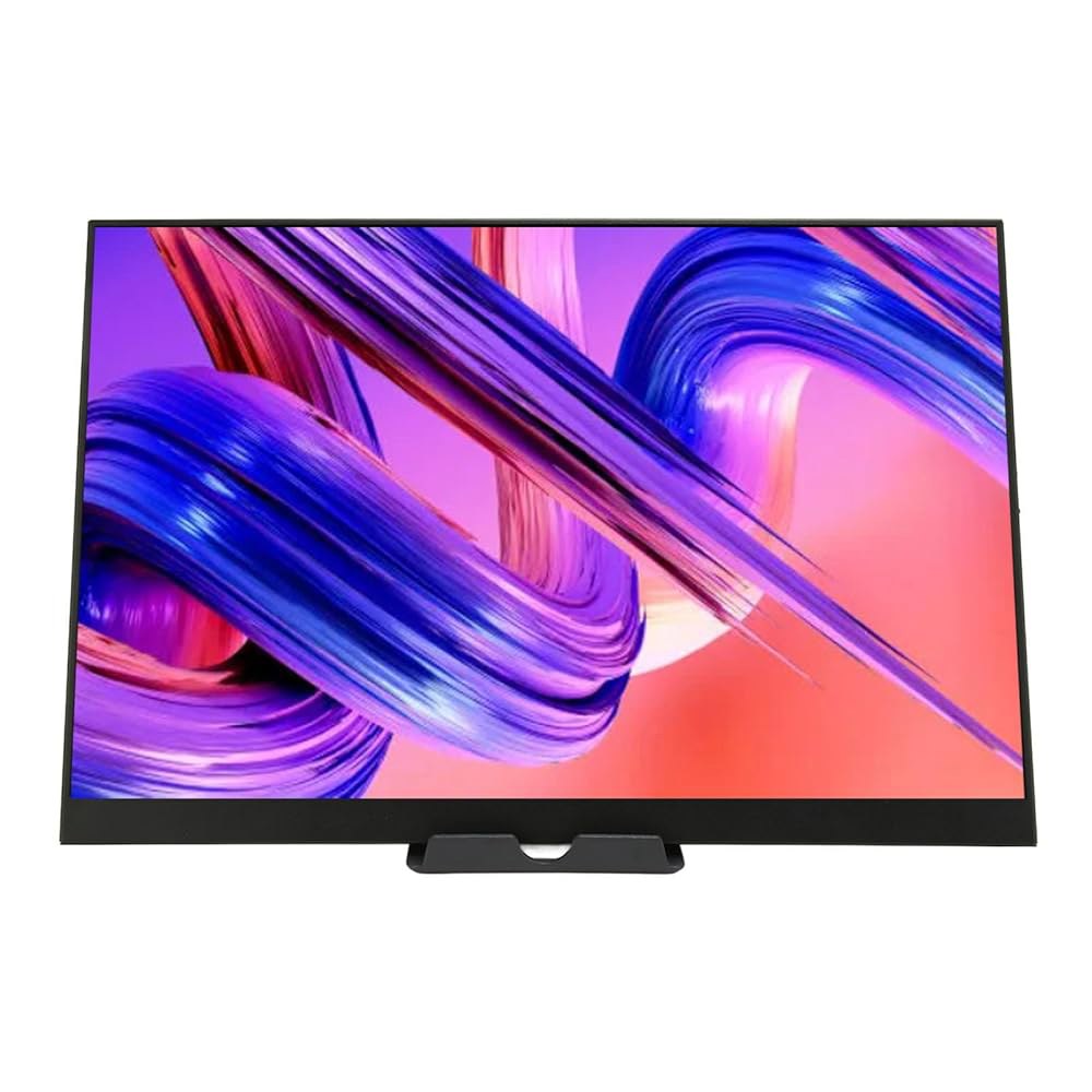 16인치 휴대용 모니터, 2.5K 2560x1600 설정 3.5mm 볼륨 16 10 듀얼 스피커 외부 보조 조절 미니, 및 타입 모니터 144HZ C 메뉴 노트북용 - 상품 이미지