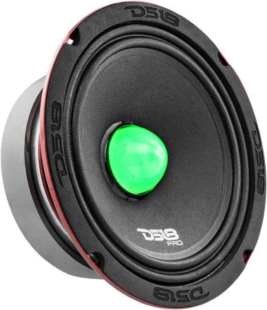 Ds18 RGB 라이트 불릿이 장착된 DS18 PRO-X6.4BMRGB 스피커 - 6.5인치 미드레인지 500W 최대 250W RMS 4옴 자동차 또는 트럭용 고급 오디오 6.5-Inch