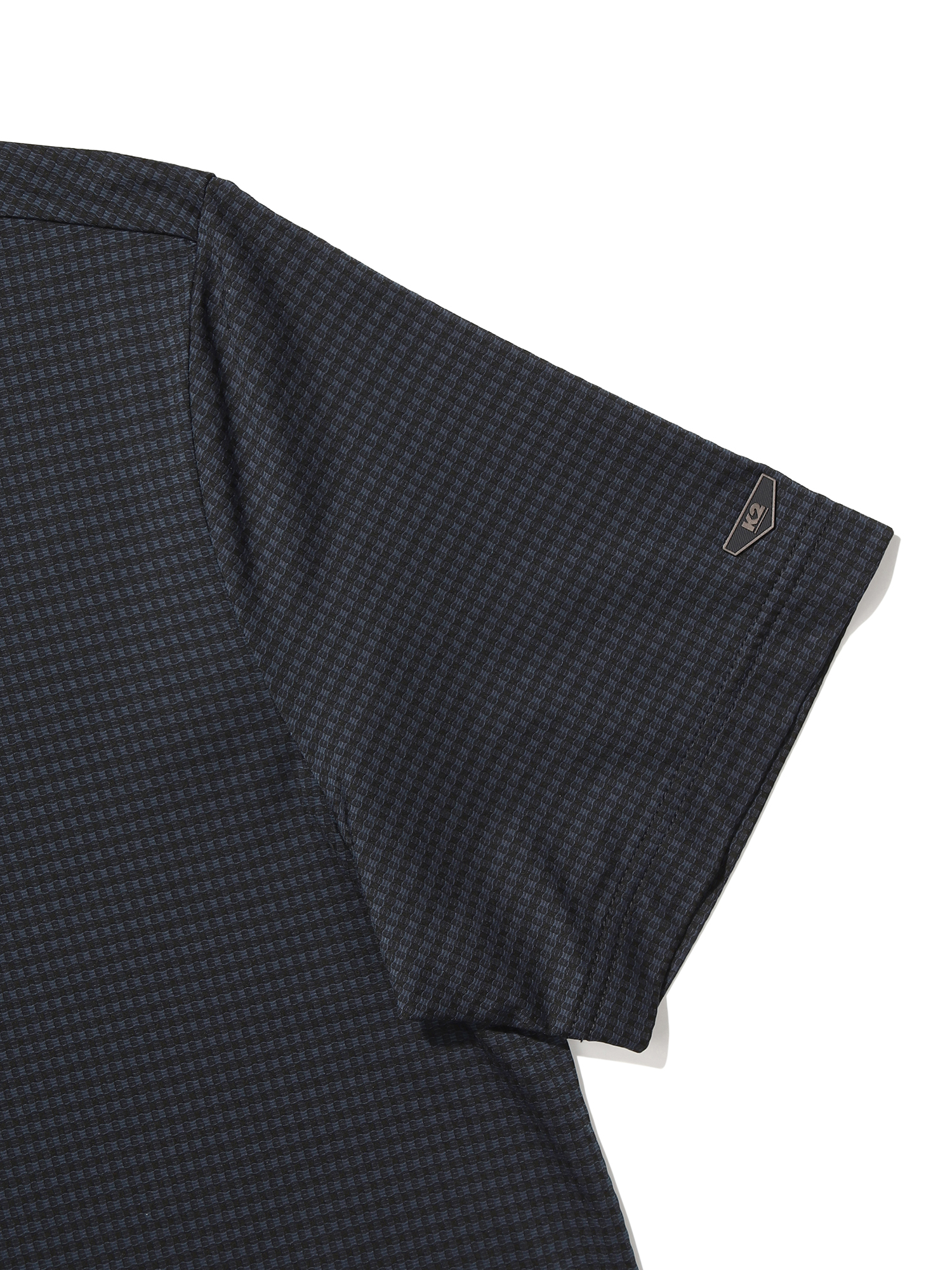 [본사직영] K2 남성 시그니처 까르비코 자가드 반팔 폴로 Dark Navy KMM25263N9 이미지 6