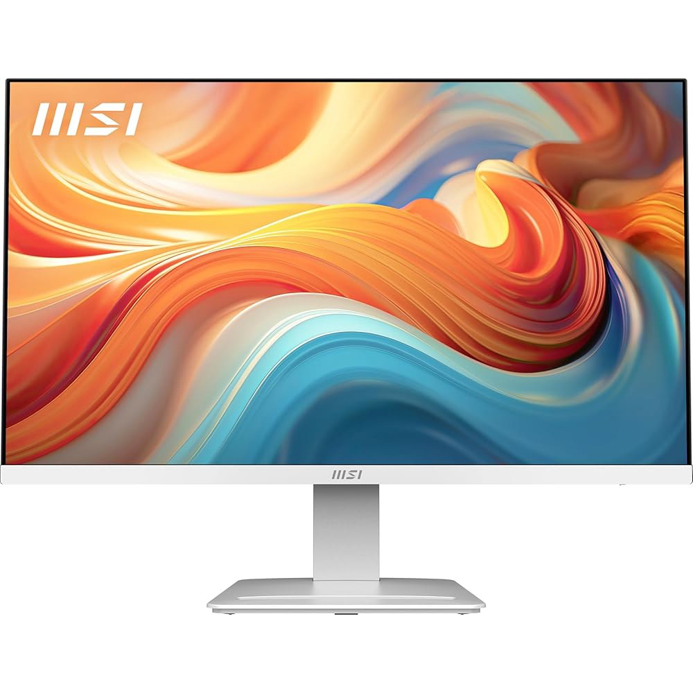 msi PRO MP273W E14A 27인치 포트, x HDMI, VGA 화이트 오피스 가능, 디스플레이포트, VESA 1ms, IPS 장착 스피커, 1080(FHD) 프리싱크, - 상품 이미지