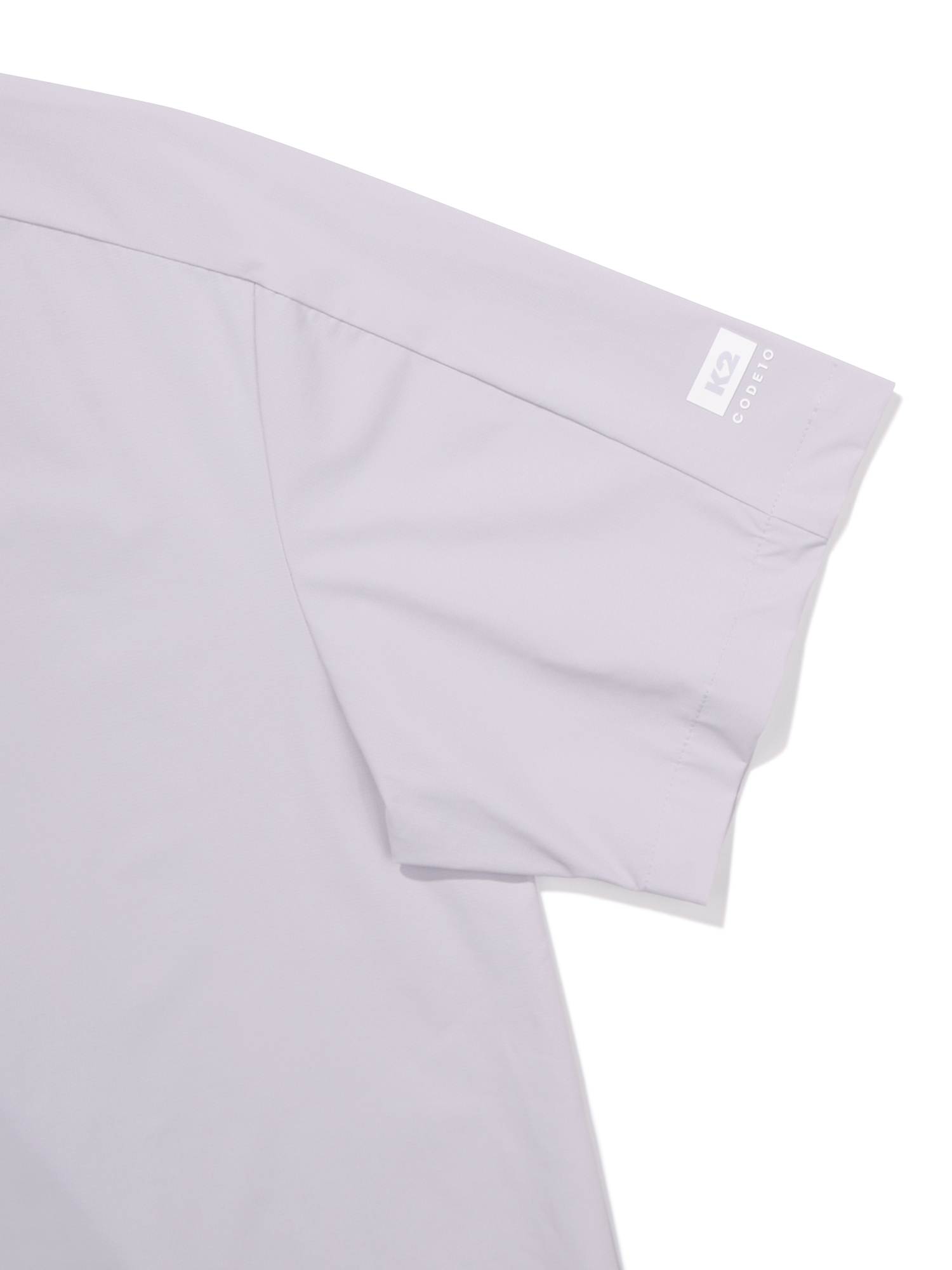 [본사직영] K2 여성 코드텐(CODE10) ICE 우븐 반팔 라운드 W Pastel Violet KWM25246V3 - 상세 이미지 3