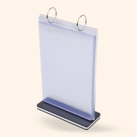 매장안내 링포켓구성 6매 보관거치 에이5 스탠드북