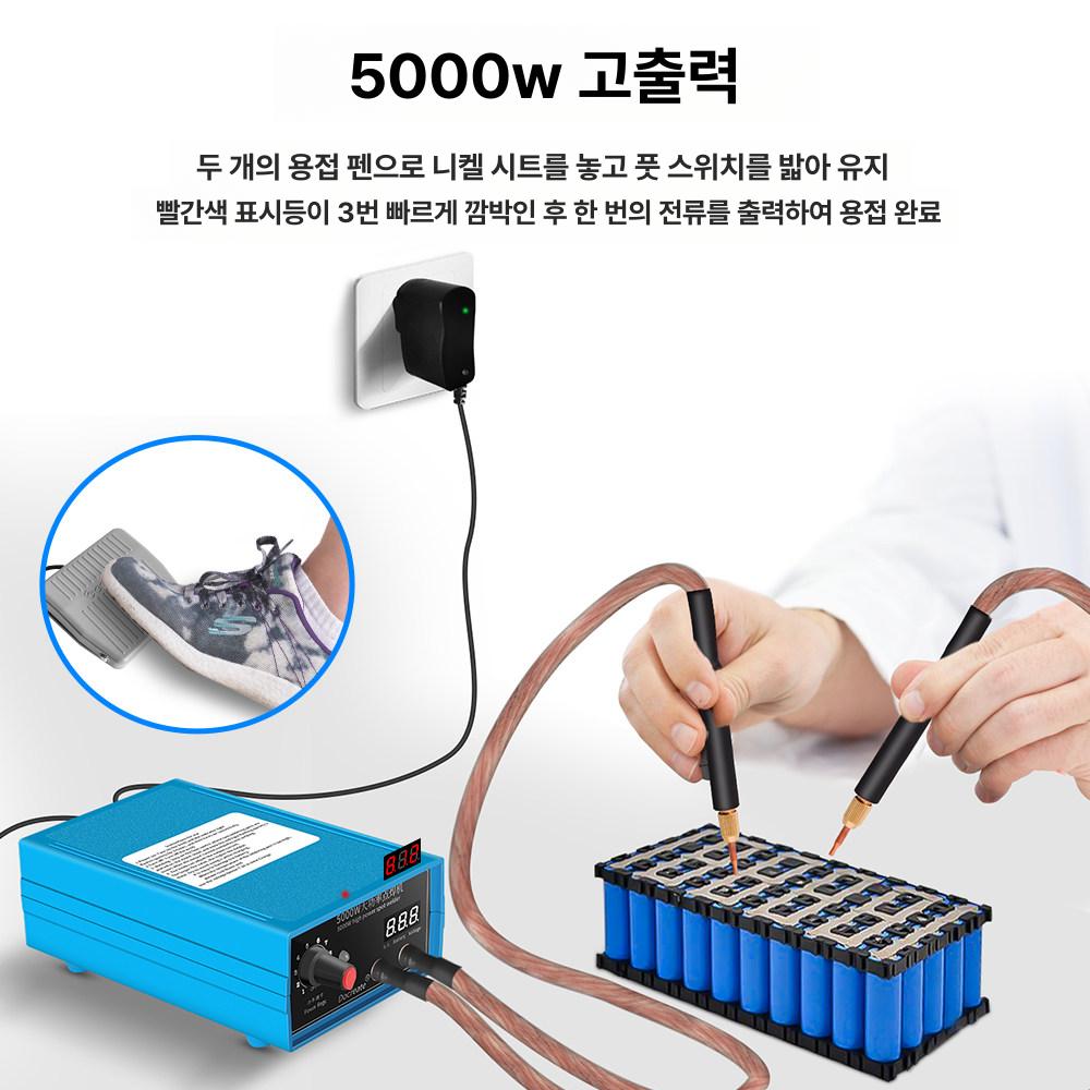 미니 스폿 DIY 스트립 논가스 고출력 가정용 기본형 블루 미국 표준 - 상세 이미지 4