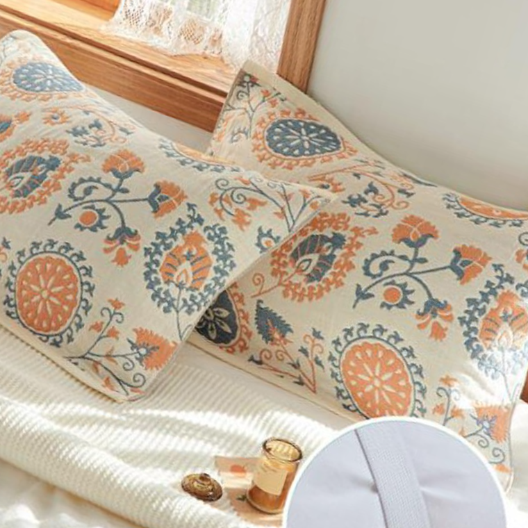 밴딩 고정형 베겟잎 베개 수건 베개 타월 덮개