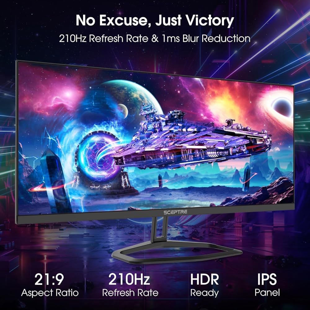 30인치 IPS 모니터 21 9 디스플레이 울트라 머신 2024 내장 (E305B-FU200T) 최대 포트 x2 와이드/슬림 210Hz 스피커, 1ms 블랙 30 210Hz - 상세 이미지 3