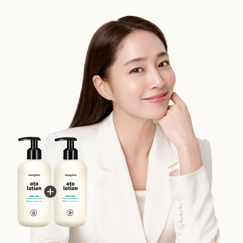 1+1 몽디에스 아기 신생아 베이비 유아 고보습 민감 아토 로션 펌프형 - 상품 이미지