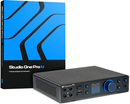 PreSonus 스튜디오 원 프로 소프트웨어가 탑재된 PreSonus Quantum HD 2 20 x 24 32비트 / 192kHz USB-C 오디오 인터페이스 PreSonus HD 2