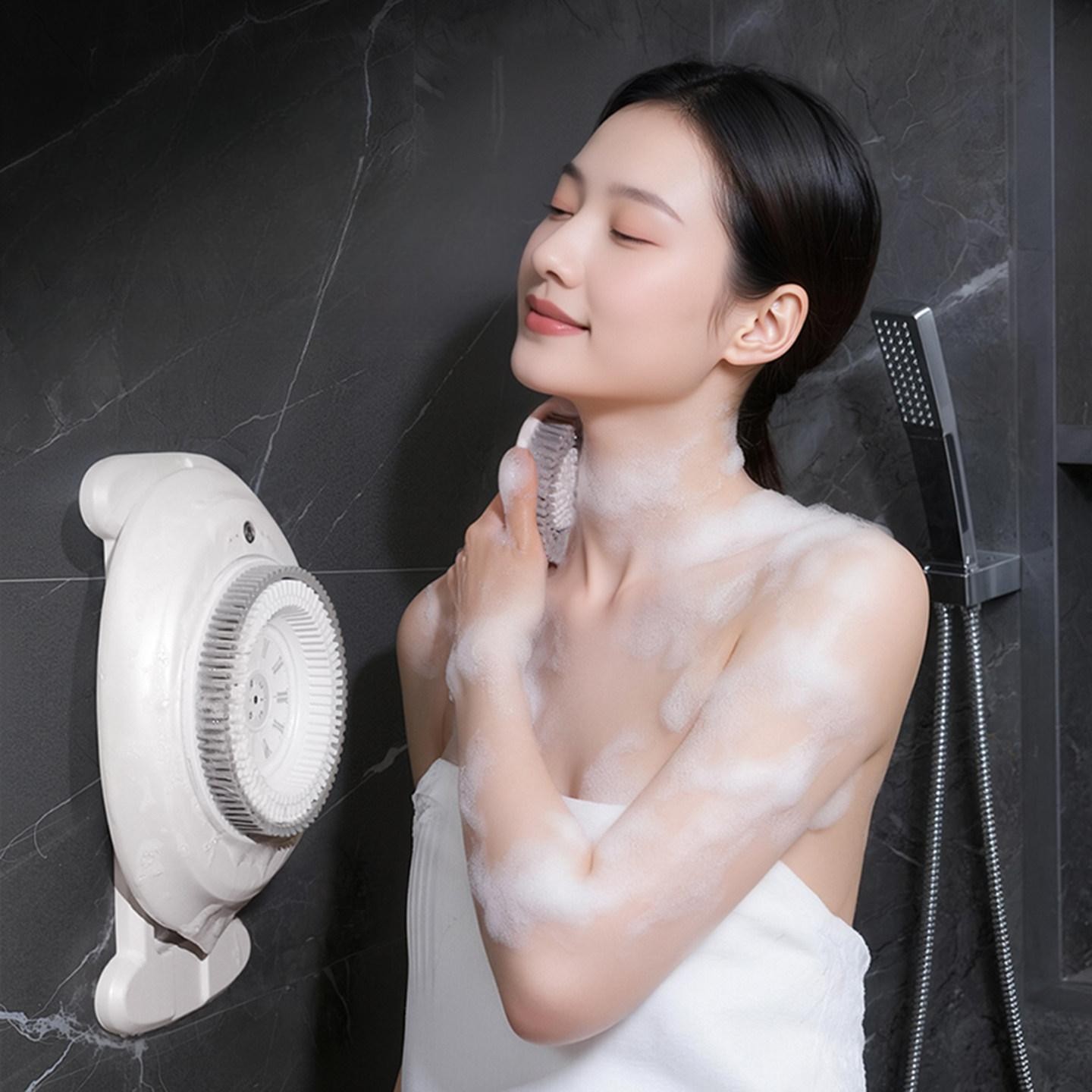 보디루 자동 등밀이기계 전신 때밀이 브러쉬 4단 조절 - 상세 이미지 2