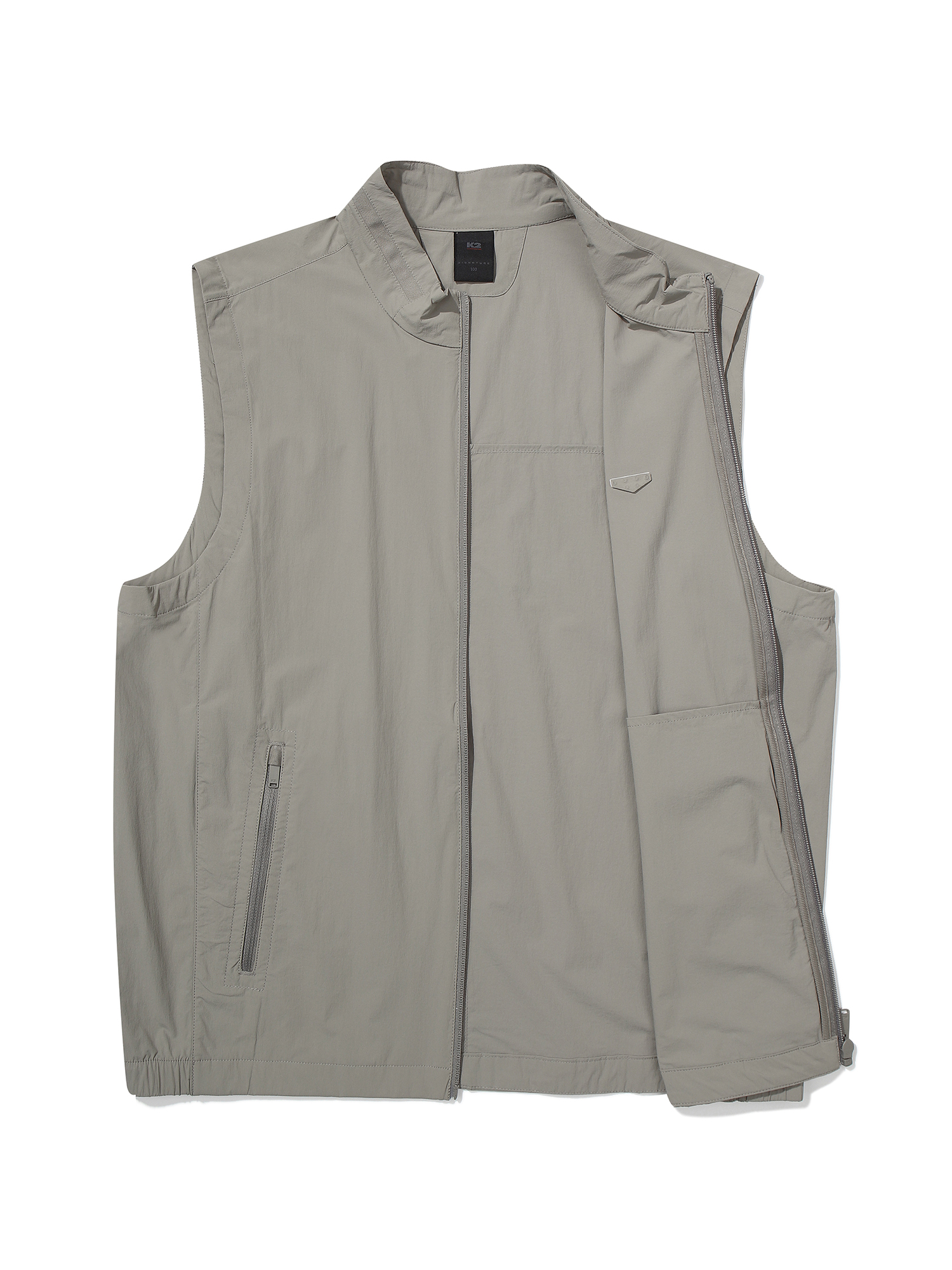 [본사직영] K2 남성 시그니처 우븐 스트레치 베스트 D/GRAYISH BEIGE KMM25671JS - 상세 이미지 3