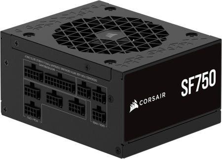 Corsair [해외]CORSAIR SF750 (2024) 완전 모듈식 저소음 80 플러스 플래티넘 ATX 전원 공급 장치 - 3.1 준수 PCIe 5.1 SF (ATX 3.1 & 750 Wat