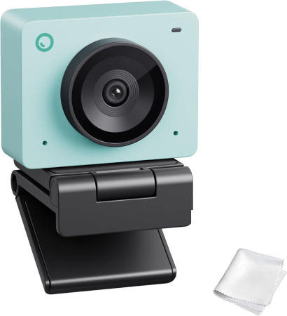 [해외]OBSBOT SE Al 기반 웹캠을 만나보세요초 HDR 1080p@100FPS 1/2.8인치 CMOS 4배 디지털 줌 플러그 앤 플레이 내장 마이크스카이프 Green