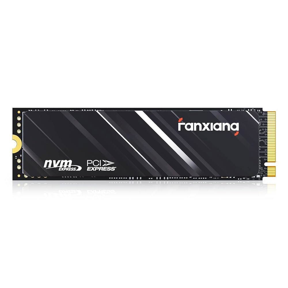 판샹 500GB NVMe SSD PCIe Gen4 M.2 SSD, 최대 4700MB/s, PS5용 내장 게이밍 3D NAND SLC 캐시 솔리드 스테이트 드라이브 업그레이드 스토리 - 상품 이미지