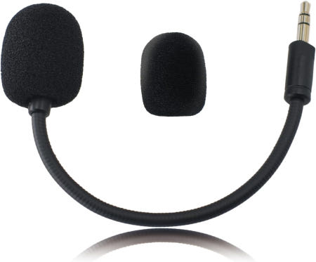 [해외]Razer Barracuda X 헤드셋용 마이크 교체용 Xbox One PS4 PS5 PC용 폼이 포함된 분리형 3.5mm 노이즈 캔슬링