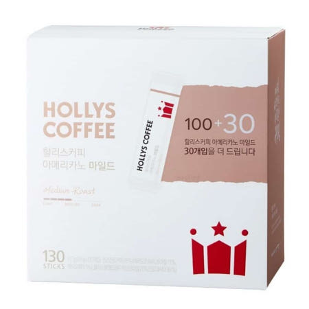 [울언니협력사][고마음샵] 할리스 마일드 아메리카노 130T HOLLYSCOFFEE 불랙커피 믹스커피가격 가루커피 할리스커피믹스
