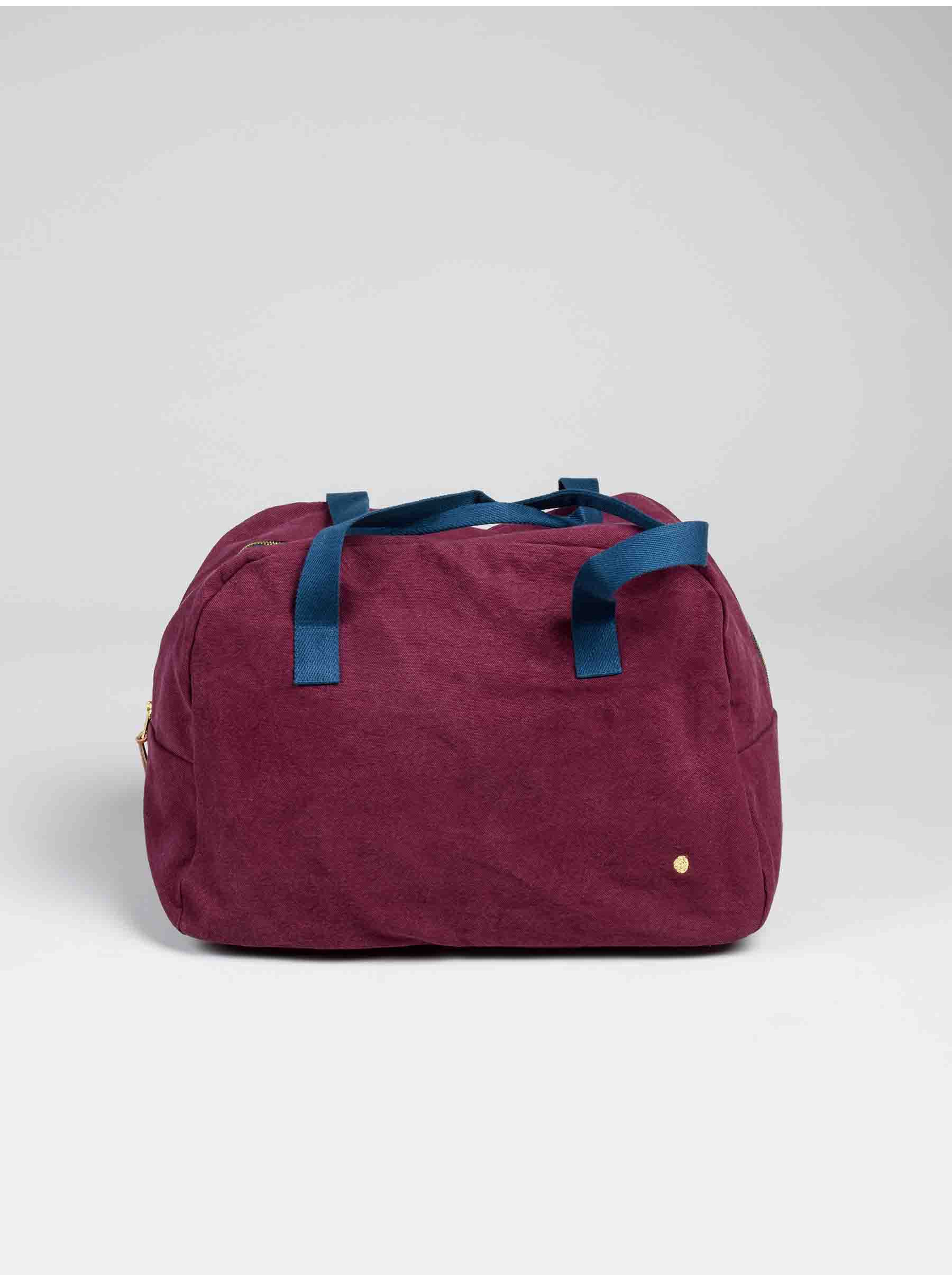 라세리슈르갸토 기내 사이즈 여행 골프 위크엔드 보스턴백 28 x 42 cm, Wine - 상세 이미지 2