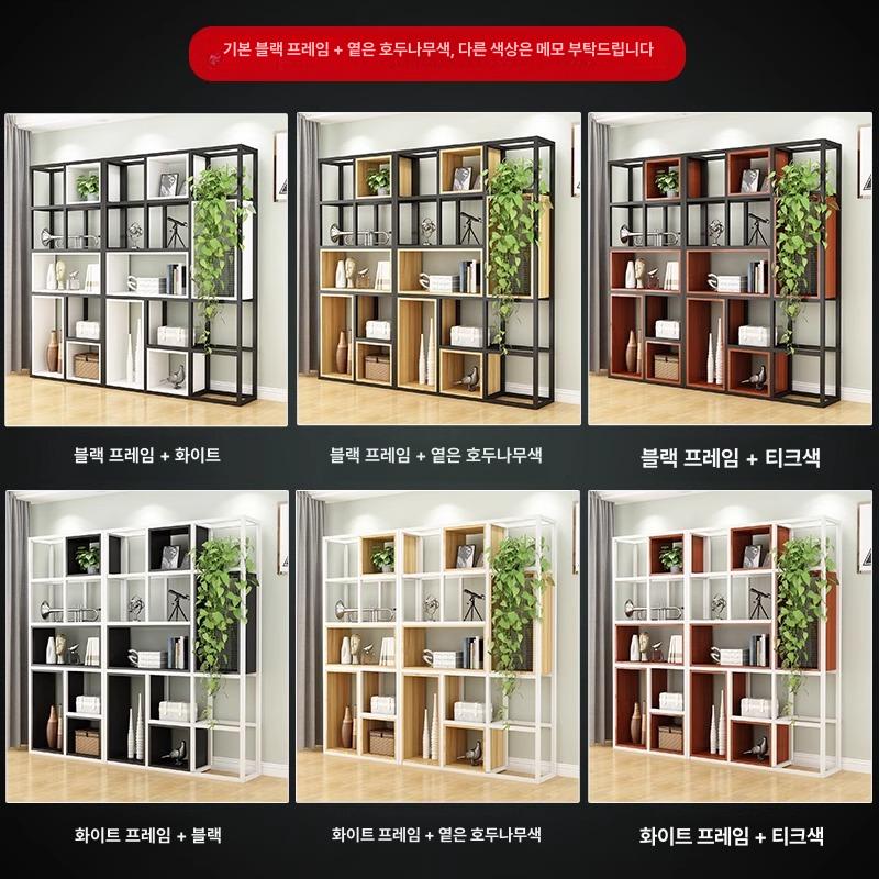 철제 파티션 공간분리 오픈형 모듈 선반 수납장 진열대 120 x 25x160cm - 상세 이미지 3