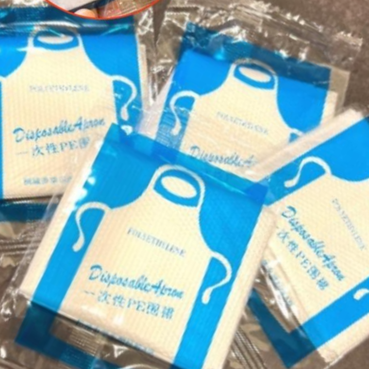 일회용 비닐앞치마 주방 요리 미용실 실습 조리 위생 작업 앞치마