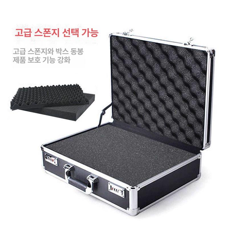 알루미늄 팩아웃 공구박스 충전 수납함 이동식 툴박스 중형 실버 비밀번호 직물 포함 - 상세 이미지 3