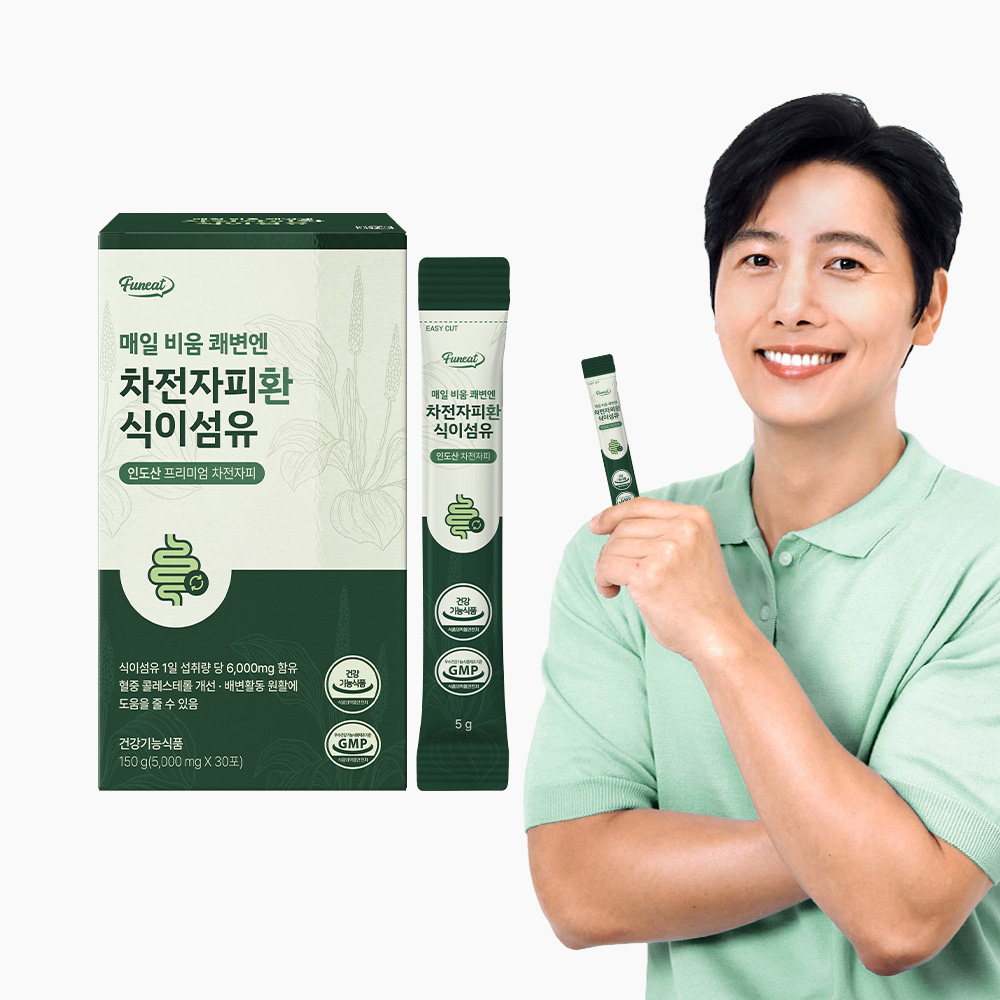 퍼니트 매일 비움 쾌변엔 차전자피환 식이섬유 6,000mg 30포, 1개 제품 이미지