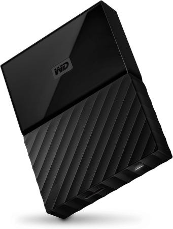 Western Digital [해외]WD 3TB 블랙 마이 패스포트 휴대용 외장 하드 드라이브 - USB 3.0 WDBYFT0030BBK-WESN