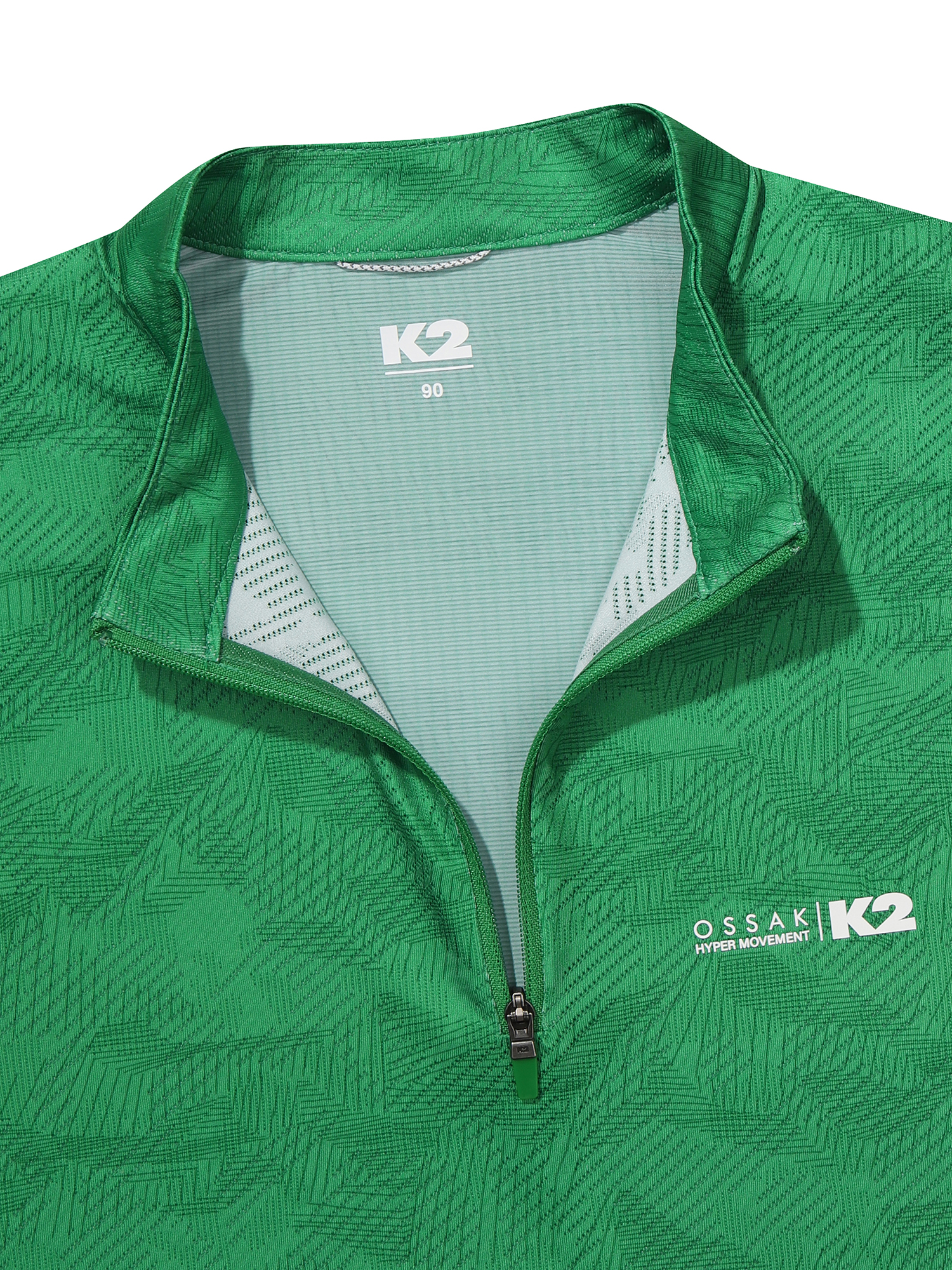 [본사직영] K2 여성 오싹(OSSAK) ICEDUAL 반팔 집업 W Green KWM25218G8 - 상세 이미지 4