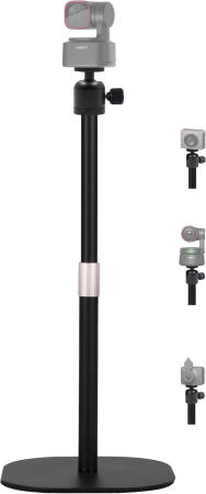 [해외]헤비듀티 웹캠 스탠드 OBSBOT Tiny 2/ SE 1080P/Meet 2/Meet SE/Meet 웹캠과 호환되는 18인치 테이블탑 삼각대 홀더