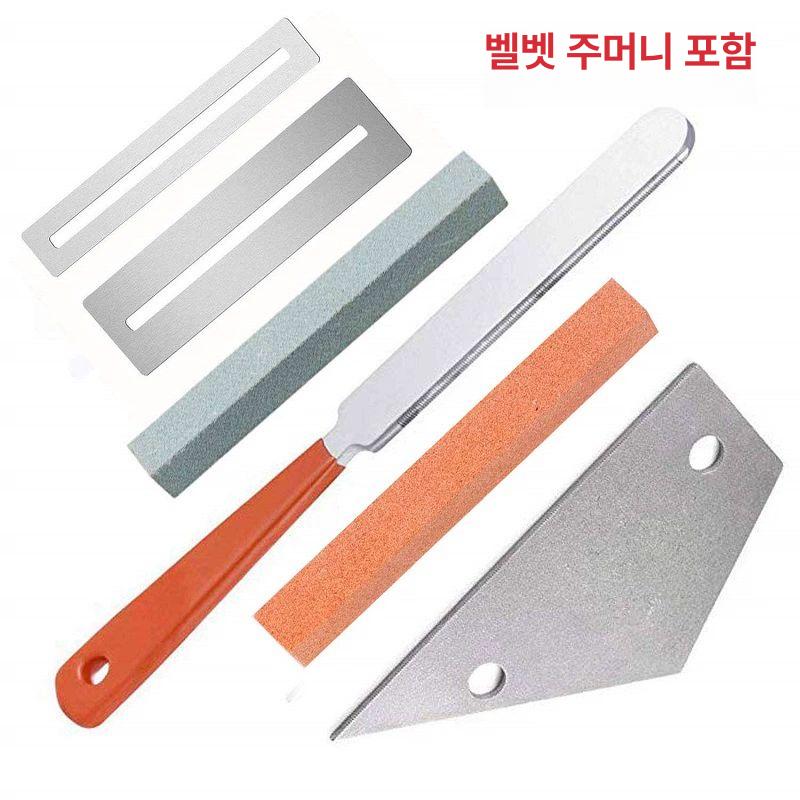 프렛 파일 DIY 수리 레벨링 우쿨렐레 양방향 레벨러 세트 9 - 상세 이미지 4