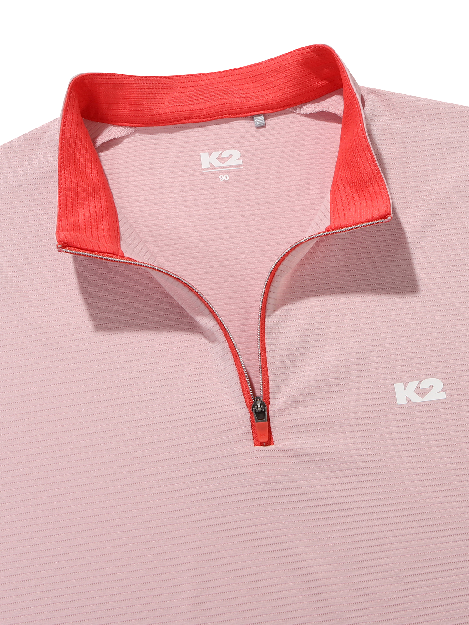 [본사직영] K2 여성 BOOST  메쉬 긴팔 집업 W S/PINK KWM252927P - 상세 이미지 5