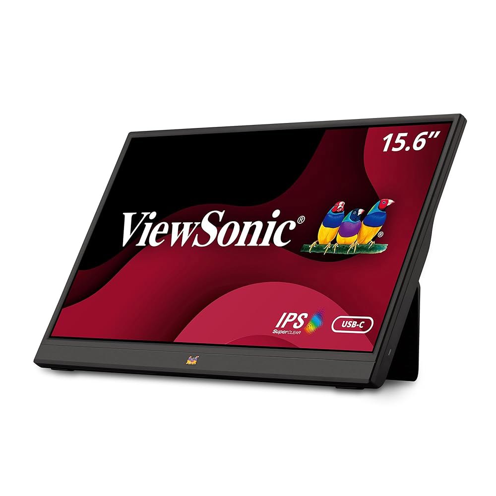 ViewSonic 15.6인치 1080p 휴대용 IPS (VA1655) 모니터 16-Inch 60Hz - 상품 이미지