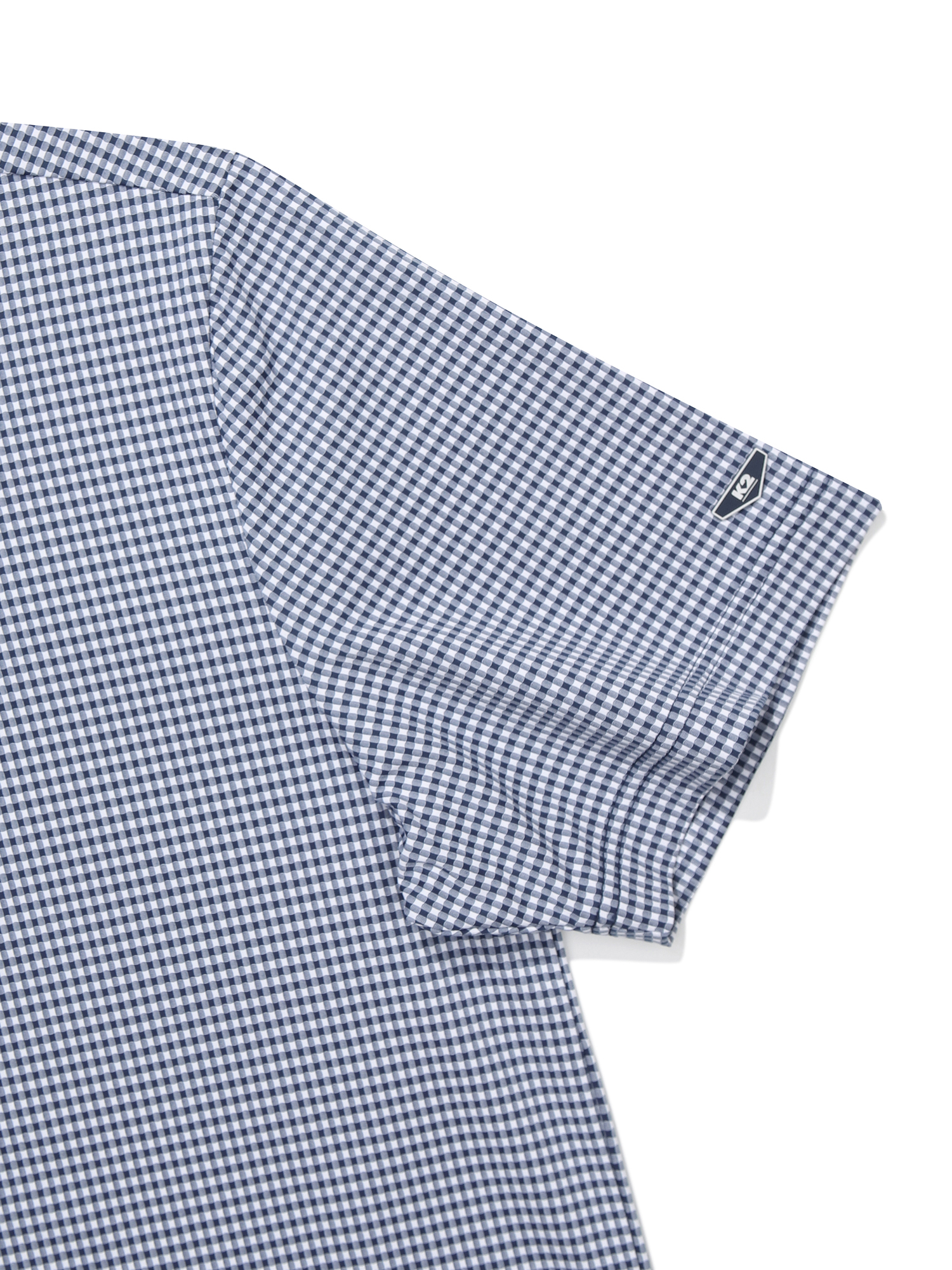 [본사직영] K2 남성 시그니처 까르비코 자가드 반팔 폴로 Dark Blue KMM25263B9 이미지 6