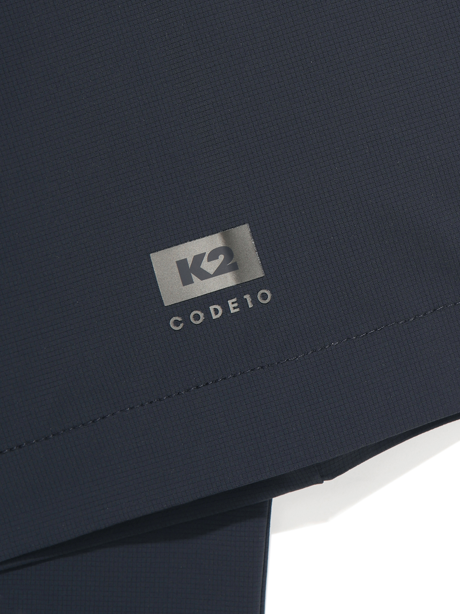 [본사직영] K2 남성 코드텐(CODE10) ICE 우븐 반팔 라운드 Navy KMM25245N4 - 상세 이미지 4