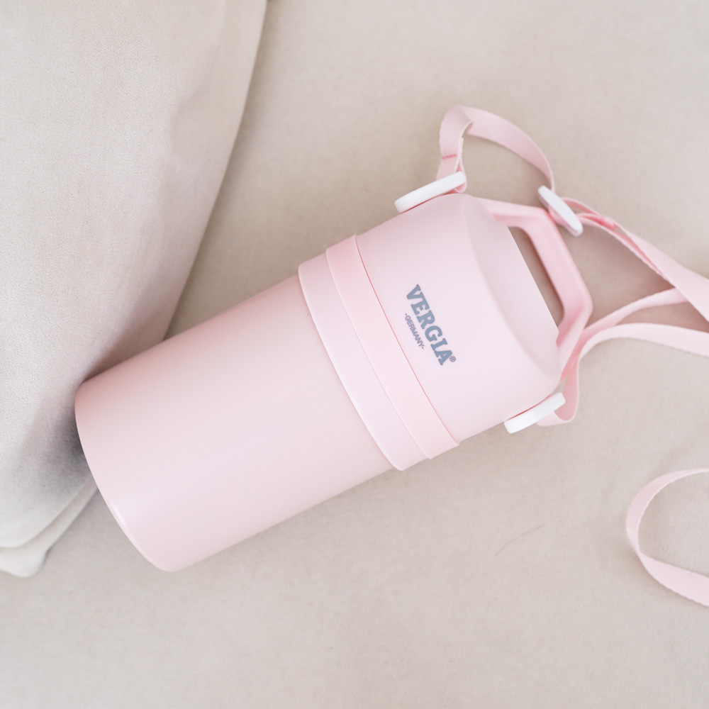 베르지아 텀블러 보냉 홀더 500ml, 핑크 - 상품 이미지