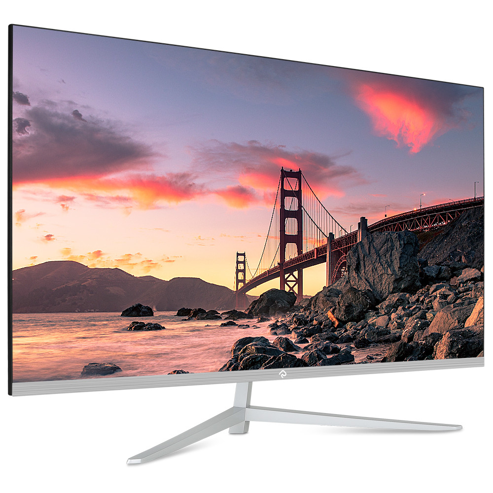 총판 EdgeArt F3275KW 화이트 FHD 베젤리스 100 오피스 무결점