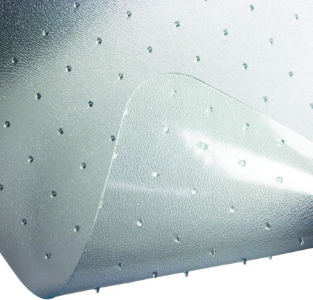 [해외]최대 3/8인치 - 48인치 x 60인치 카펫용 플로텍스 컴퓨텍스 정전기 방지 비닐 직사각형 의자 매트 60 x 48 Rectangular