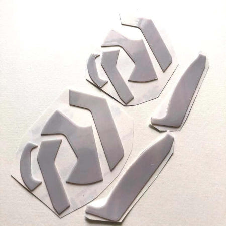 [해외]커세어 다크 코어 RGB 프로 SE 무선 FPS/MOBA 게이밍 마우스용 마우스 발/마이스 스케이트(그레이 2팩)