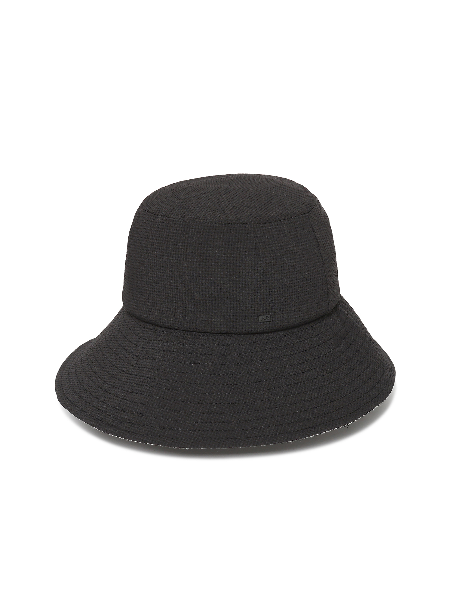 [본사직영] K2 여성 시원서커 WOVEN HAT W_Black KWS25C62Z1 - 상품 이미지