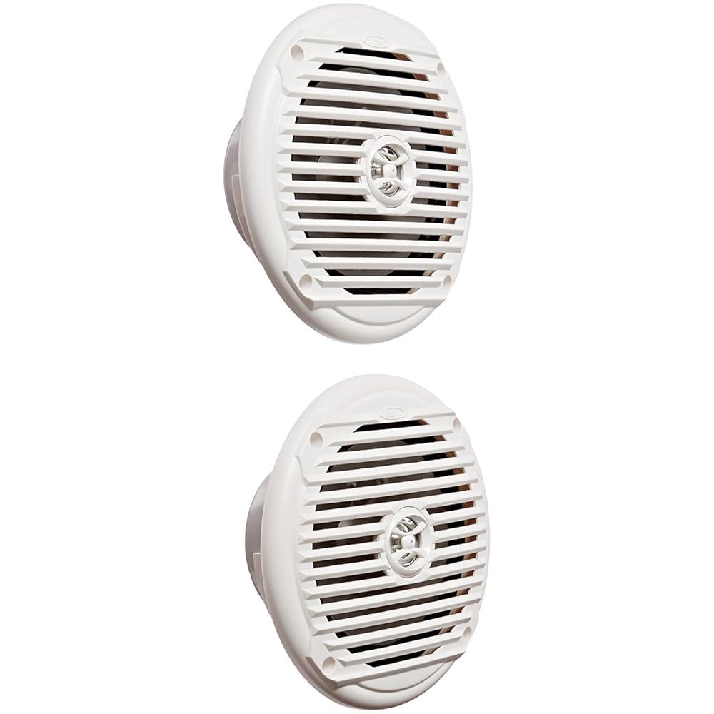 Jensen MS6007WR 16.5cm(6.5인치) 동축 해양 60와트, 화이트, 판매 쌍으로 스피커, - 상품 이미지