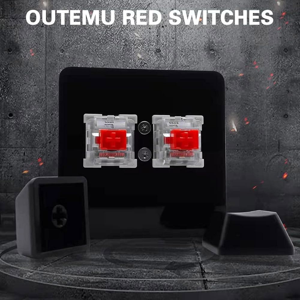 BTXETUEL NONO OSU 키패드 2키 레드 축 게이밍 USB 키보드, 핫스왑 기계식 매크로 및 리듬 게임용 미니 메카니카 RGB 키패드. - 상세 이미지 3