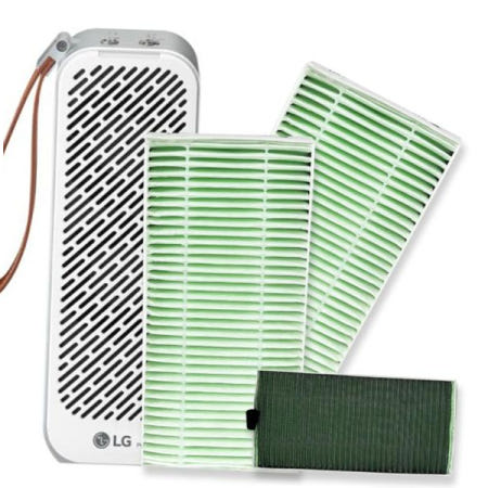 켈리앤스테판 AP130MWKA LG 공기청정기 호환용 필터 퓨리케어미니 헤파탈취3개