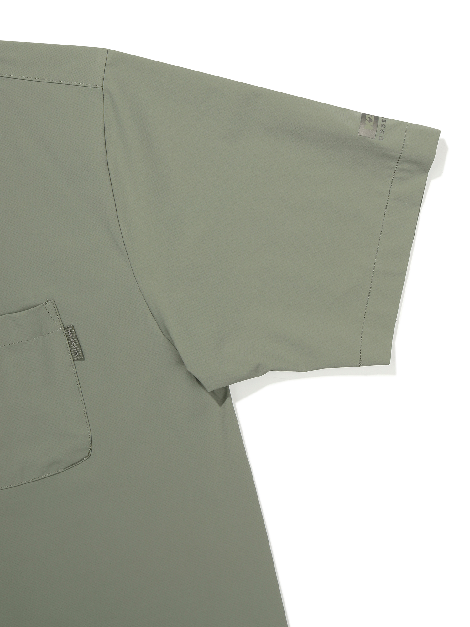 [본사직영] K2 남성 코드텐(CODE10) ICE 우븐 반팔 라운드 Khaki KMM25245K7 - 상세 이미지 5