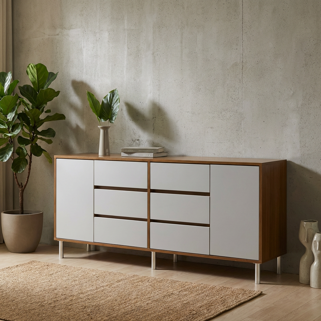 높은 거실장 1500 서랍형 수납장 3단 북유럽 슬림 TV장