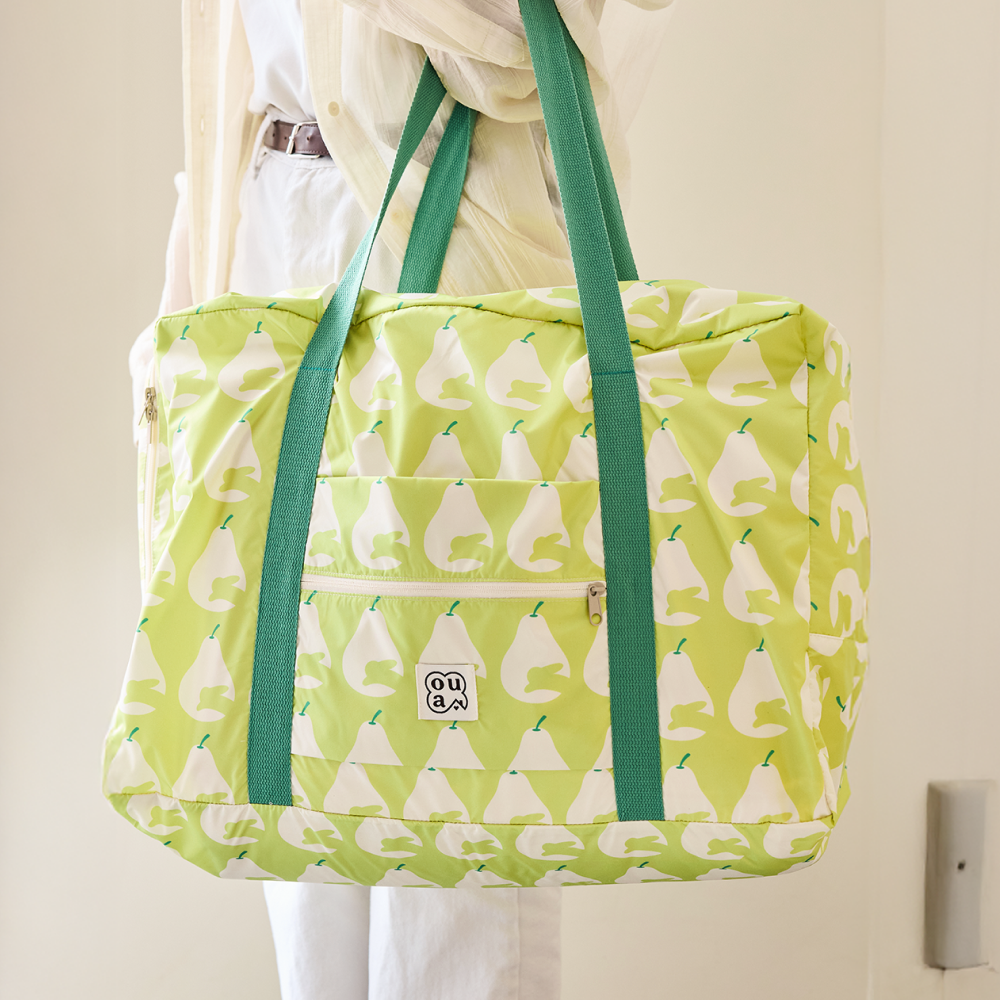 오우아스튜디오 낮잠 이불가방 어린이집 방수 캐리어 연결 애플레드 이미지 3