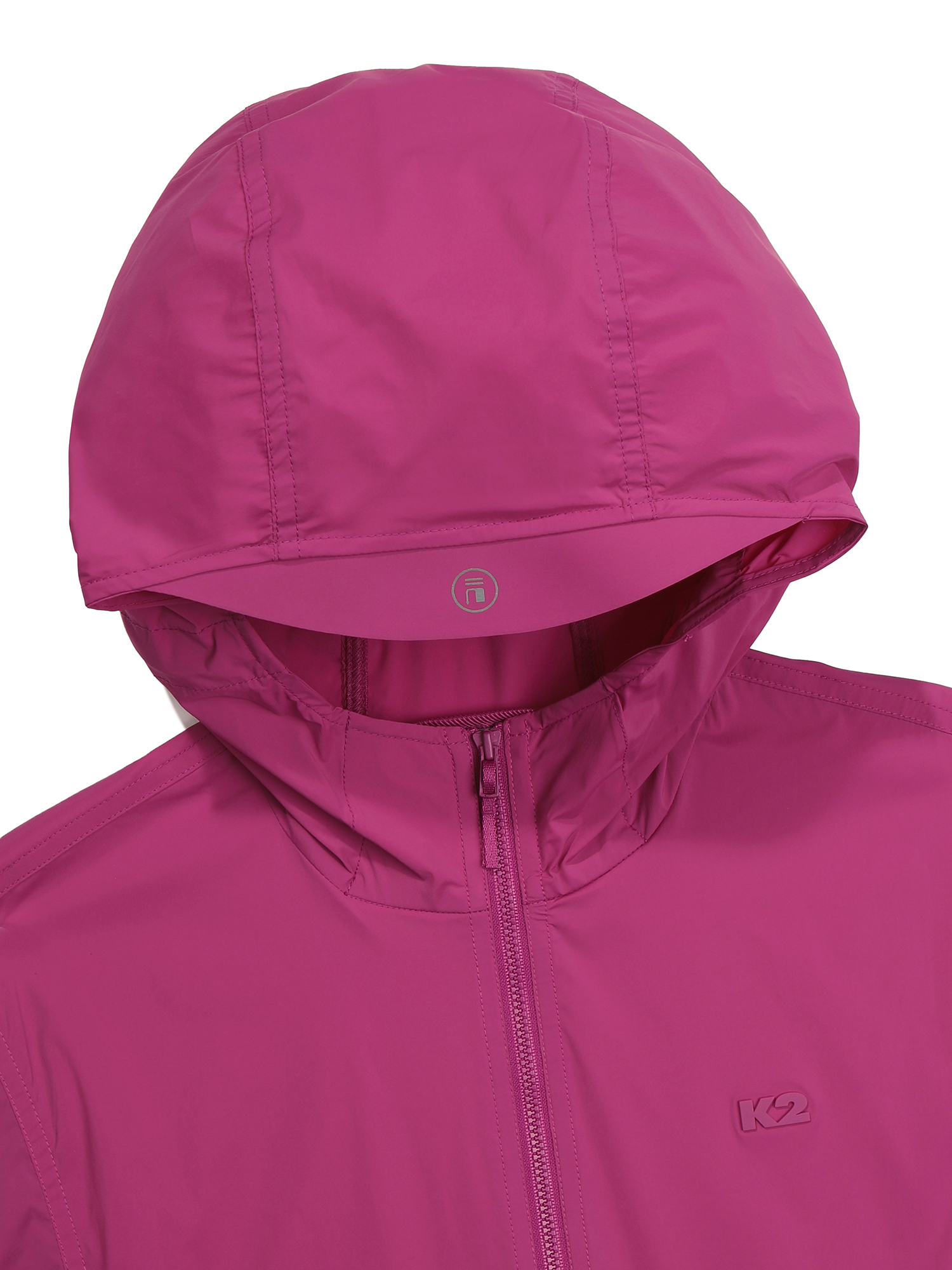 [본사직영] K2 여성 웨더리스(WEATHERLESS) 바이저 (VISOR) 바람막이 자켓 W Magenta KWM25142M2 - 상세 이미지 4