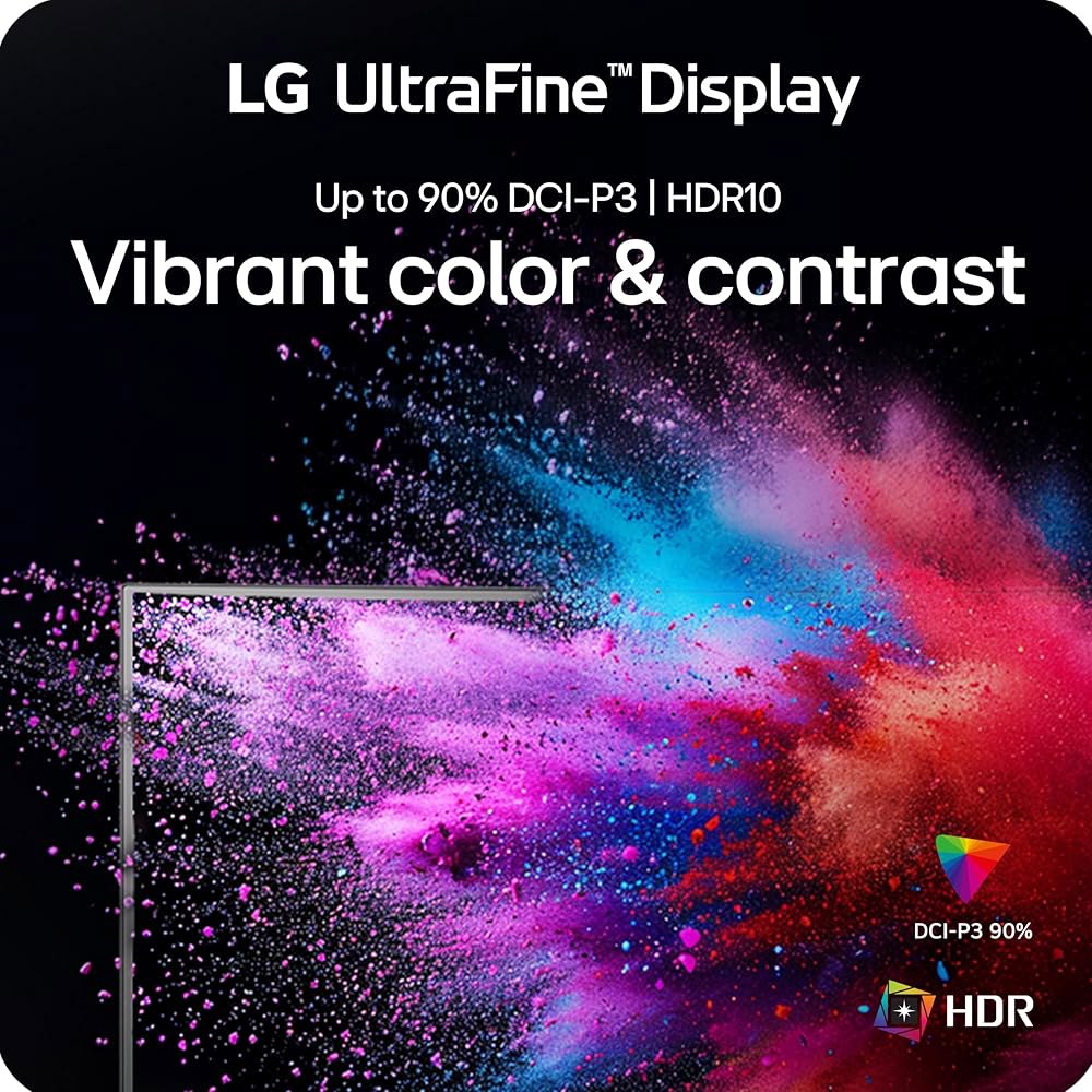 32UR500K-B 울트라파인 32인치 4K UHD HDMIx2 디자인 리더 HDR10 내장 컴퓨터 스피커 블랙 모니터 온스크린 (3840x2160) x2 포트 깜박임 모드 디스플 - 상세 이미지 3