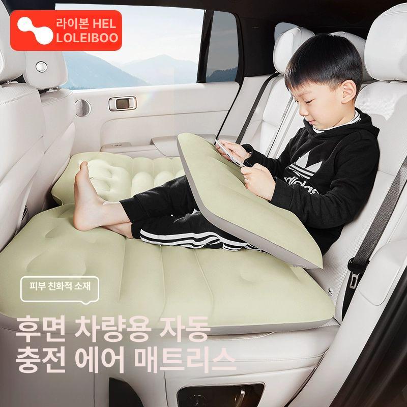 뒷자석 매트 트렁크 확장 보드 여행 차크닉 틈새 차박 베이지 - 상세 이미지 2