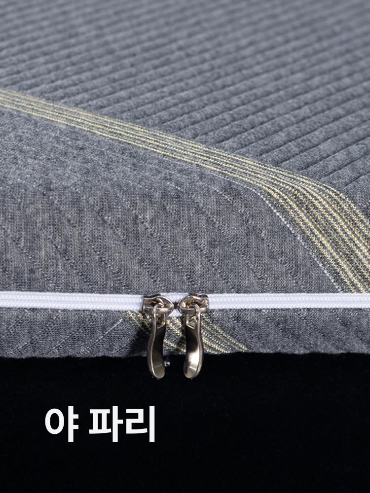 매트리스 쿨매트 싱글/슈퍼싱글 누빔 여름용 침대패드 뉴 텐셀 5cm 그레이 90 x 200cm - 상세 이미지 5